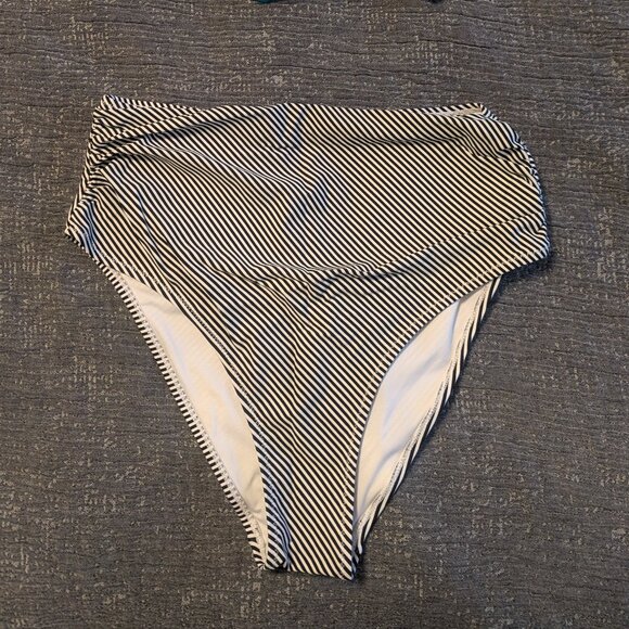 CUPSHE Women's High Waisted Falbala Bikini Set - Picture 6 of 6